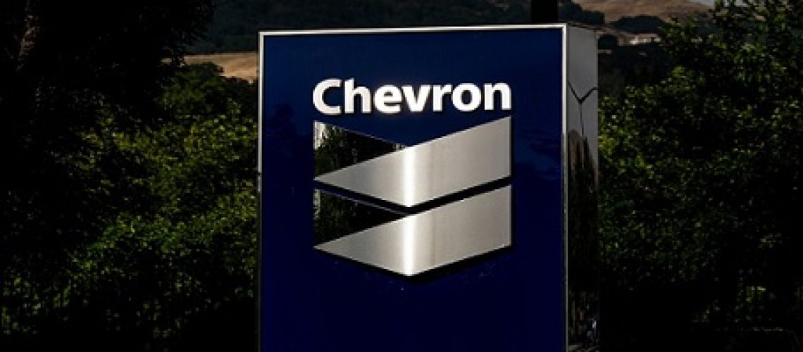 Signage at the entrance of the Chevron Park campus in San Ramon, California, US, on Thursday, June 29, 2022. Chevron Corp. plans to sell its campus in the San Francisco Bay area and give employees the option of moving to Houston in the latest business migration to Texas.